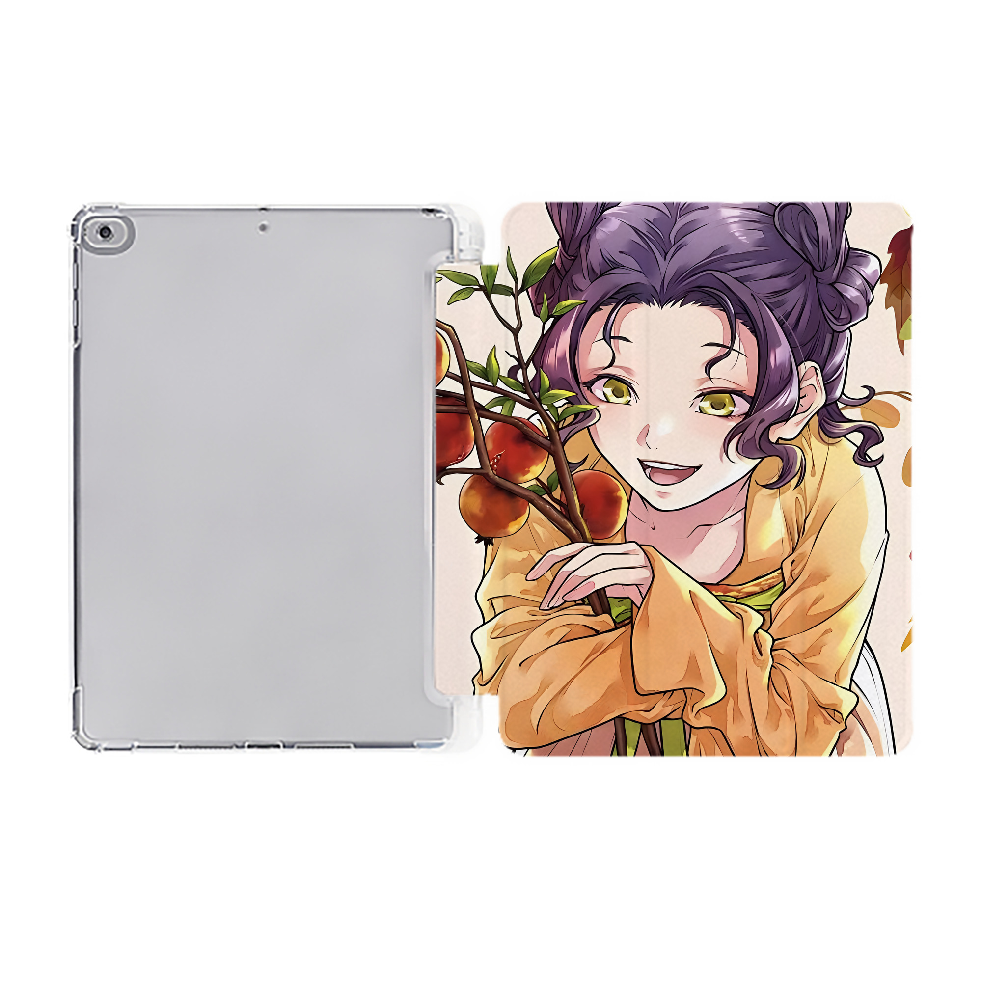 （画像用） 薬屋のひとりごと The Apothecary Diaries IPad ケース ペン収納付き 三つ折りスタンド PUレザー×シリコン 対応機種9.5/10.5/10.9インチ